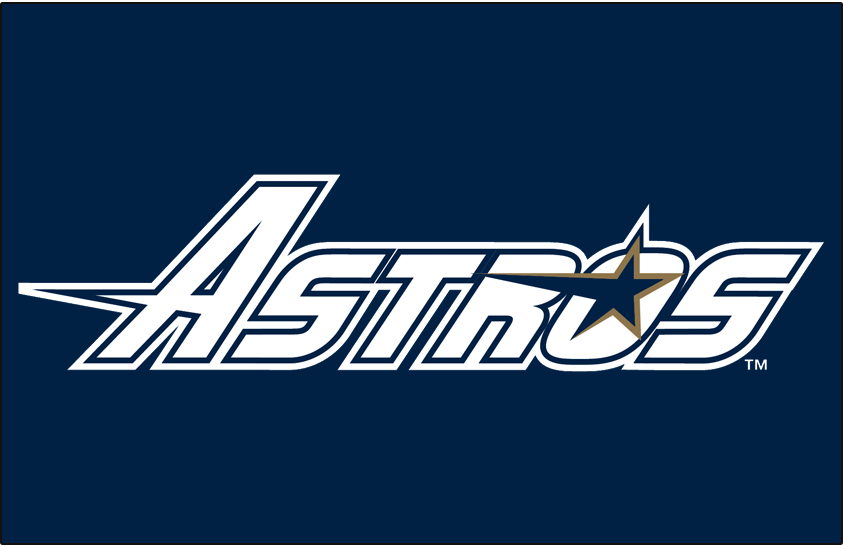 Houston Astros 1994-1996 Jersey Logo fabric transfer version 2